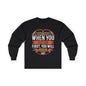 Long Sleeve Tee — "When You Put God First, You Will Never Be Last" Christian Faith Shirt