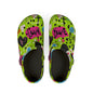 Colorful Neon Love Print EVA Foam Clogs for Casual Comfort