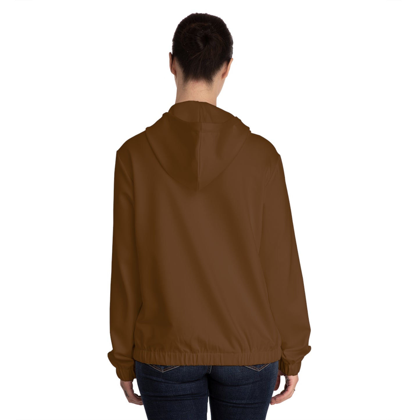 Baddie Script Collage Full‑Zip Hoodie