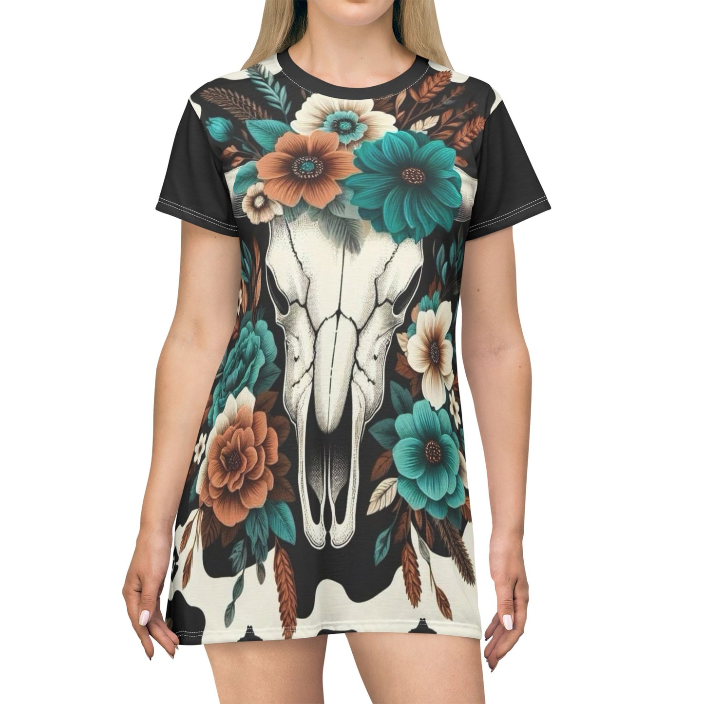T-Shirt-Kleid (AOP)