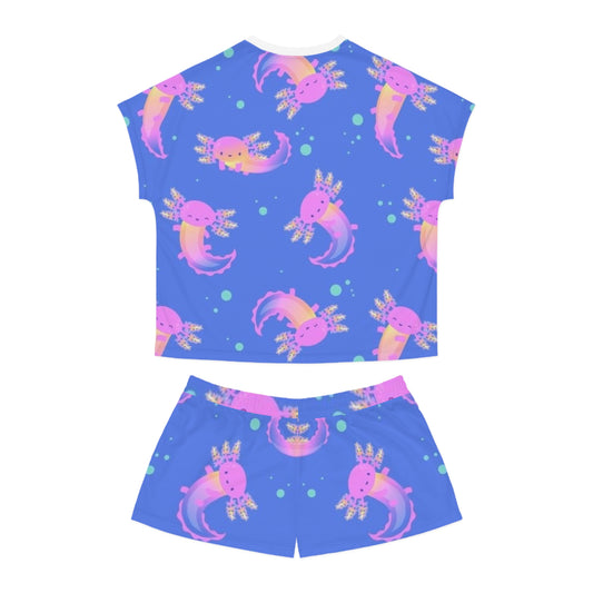 Whimsical Axolotl Pajama Set for Women