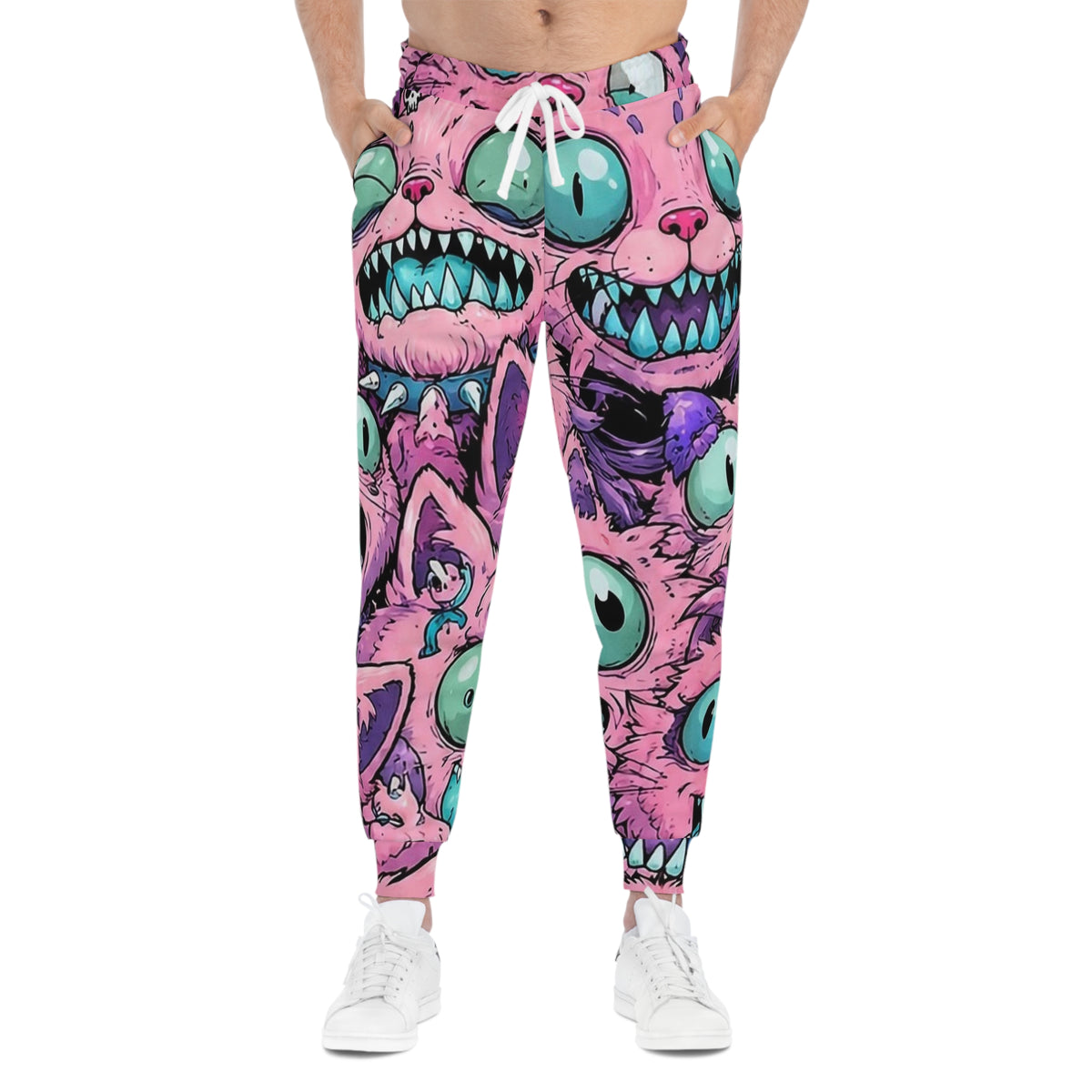 Monster Cat All-Over Print Joggers