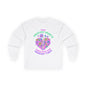 Long Sleeve Tee — "Your Greatest Growth Comes From Your Darkest Times" Floral Heart Motivational Shirt
