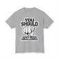 “You Should Have Been Swallowed” Pointing Graphic Tee