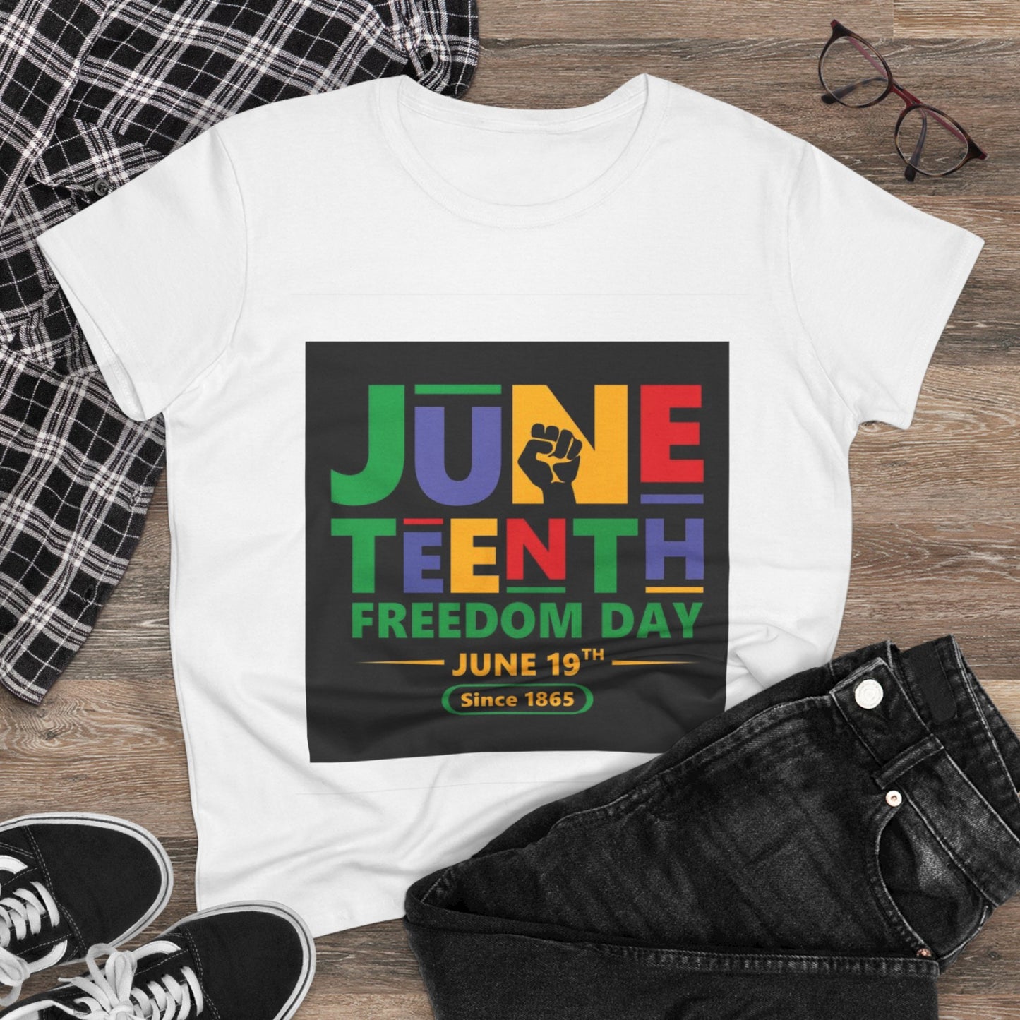 Juneteenth Celebration Women's Cotton Tee