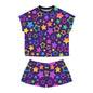 Colorful Star Pattern Women's Short Pajama Set - Cute & Comfy Sleepwear