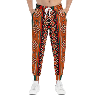 Tribal Print Athletic Joggers | Boho Style, Comfortable Lounge Wear, Perfect for Workouts, Festival Fashion, Gift Ideas