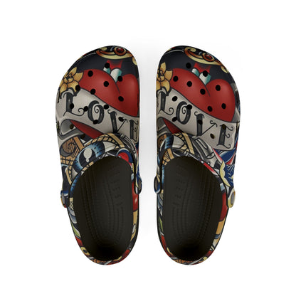 Love Tattoo Inspired Casual Every Day Footwear