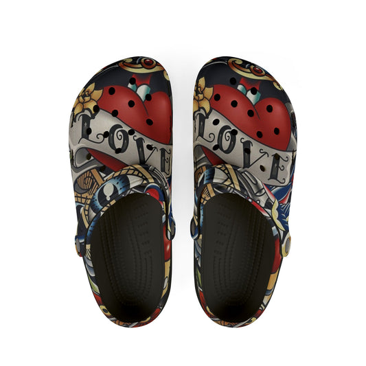Love Tattoo Inspired Casual Every Day Footwear
