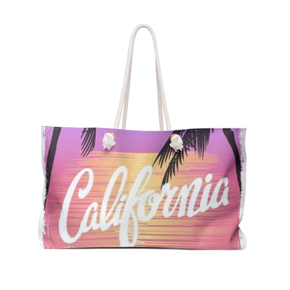 California Sunset Vacay Tote Bag - Perfect for Travel and Beach Days