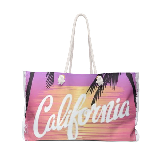 California Sunset Weekender Bag – Perfekt für Reisen und Strandtage
