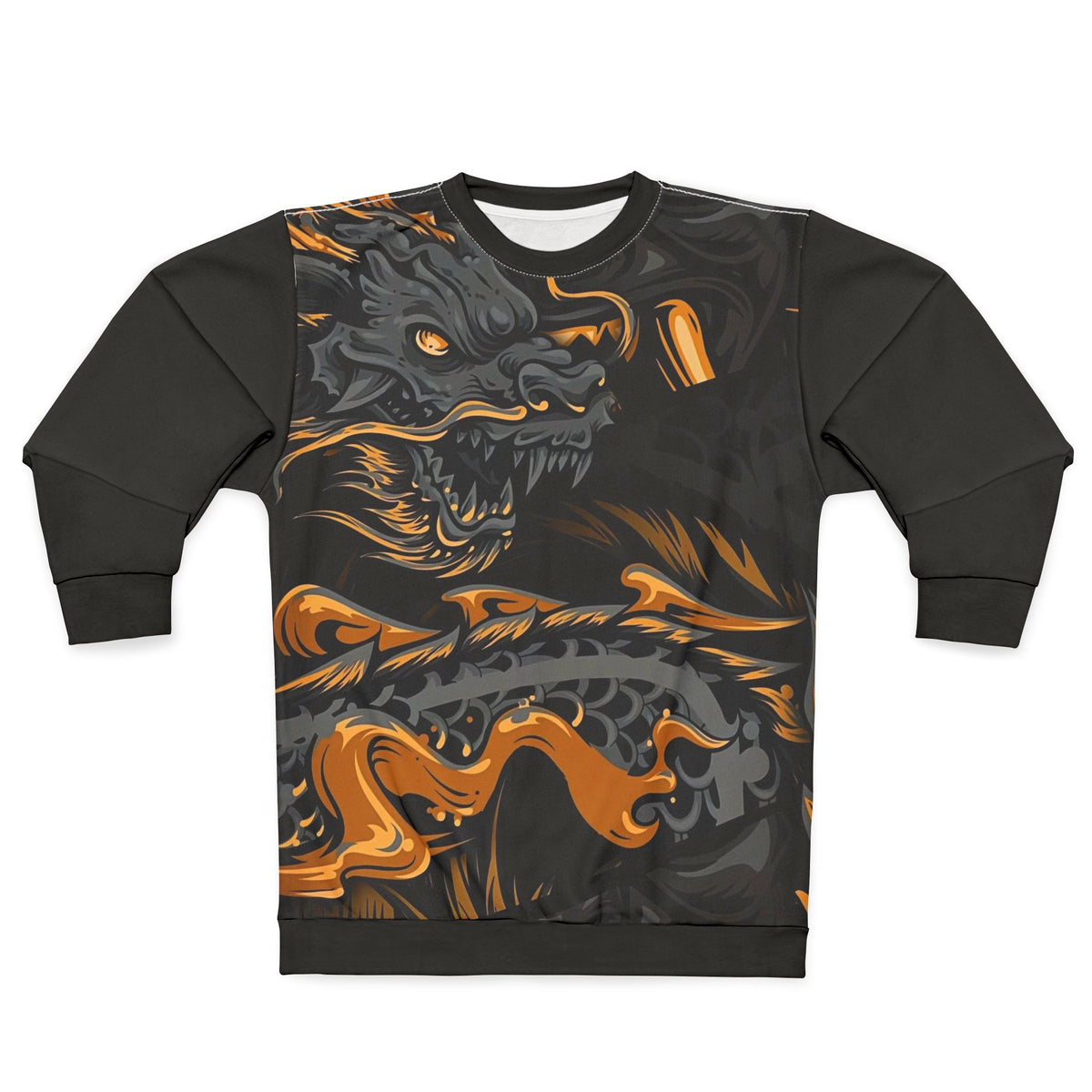 Dragon Spirit Unisex Sweatshirt | Cozy Streetwear, Unique Gift, Fall Fashion, Unisex Apparel