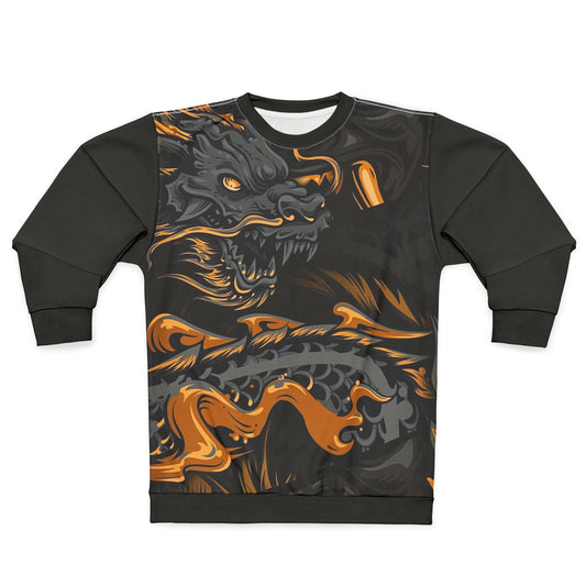 Dragon Spirit Unisex Sweatshirt | Cozy Streetwear, Unique Gift, Fall Fashion, Unisex Apparel