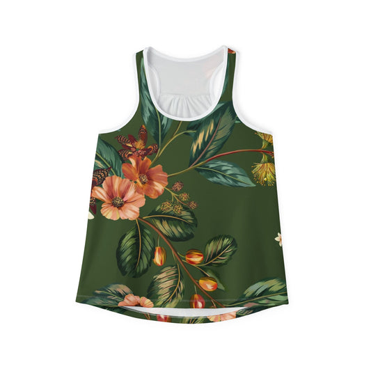 Floral Women's Tank Top - Botanical Summer Style
