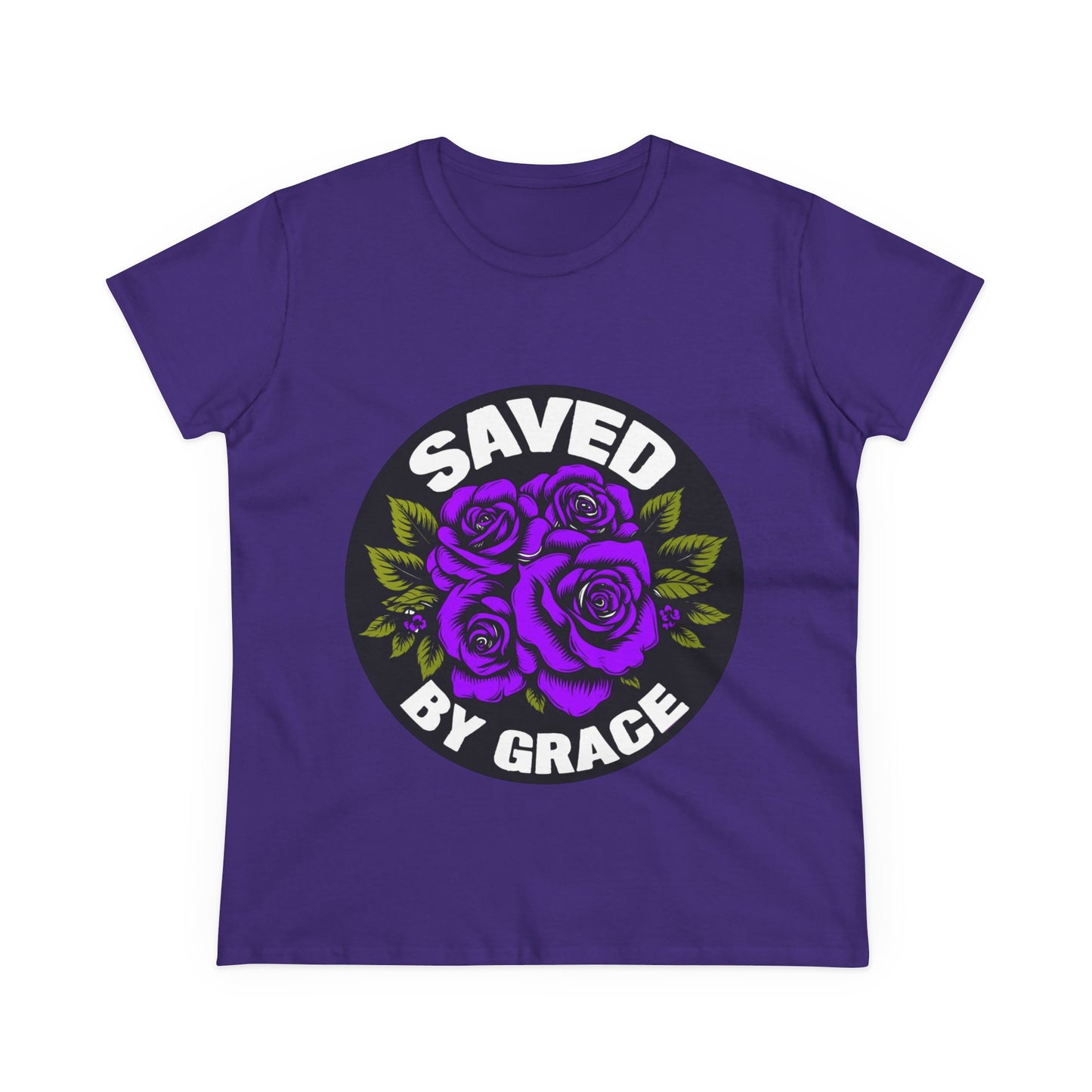 Saved By Grace Floral Tee