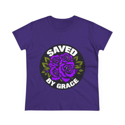 Saved By Grace Floral Tee