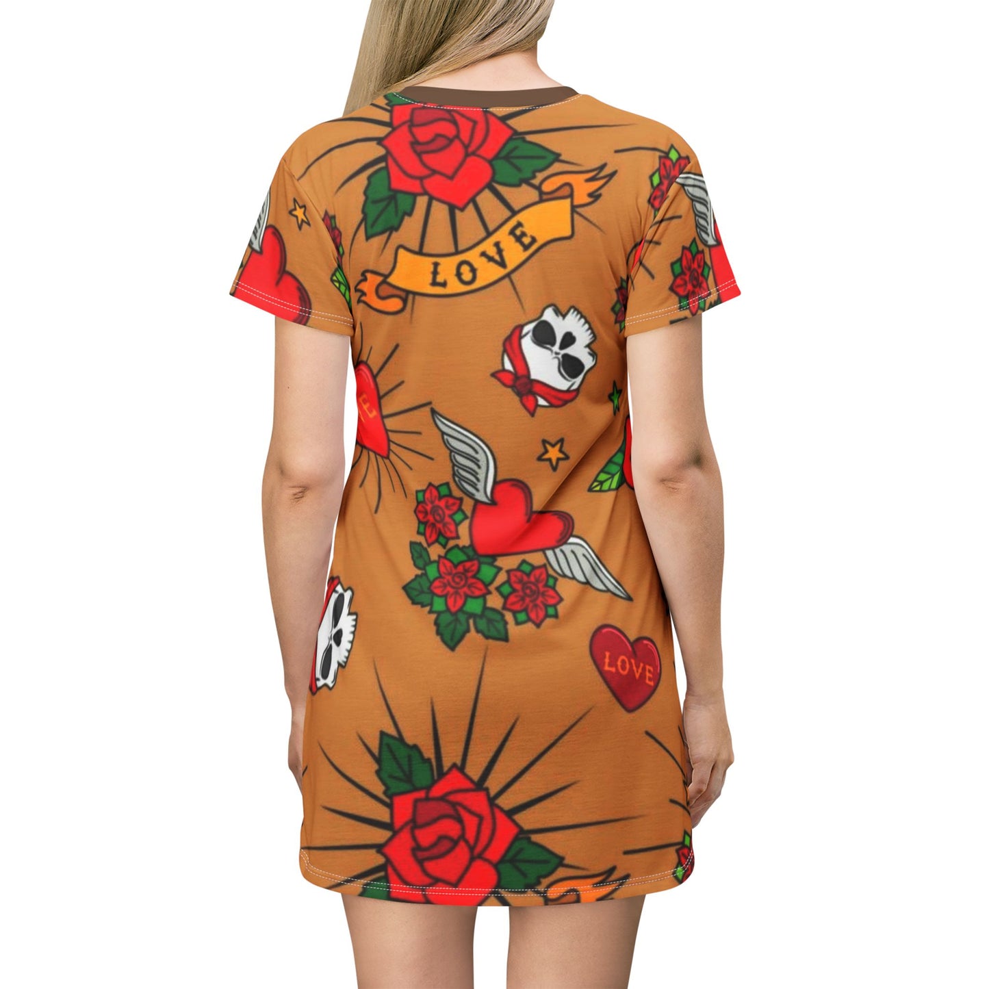 T-Shirt-Kleid (AOP)