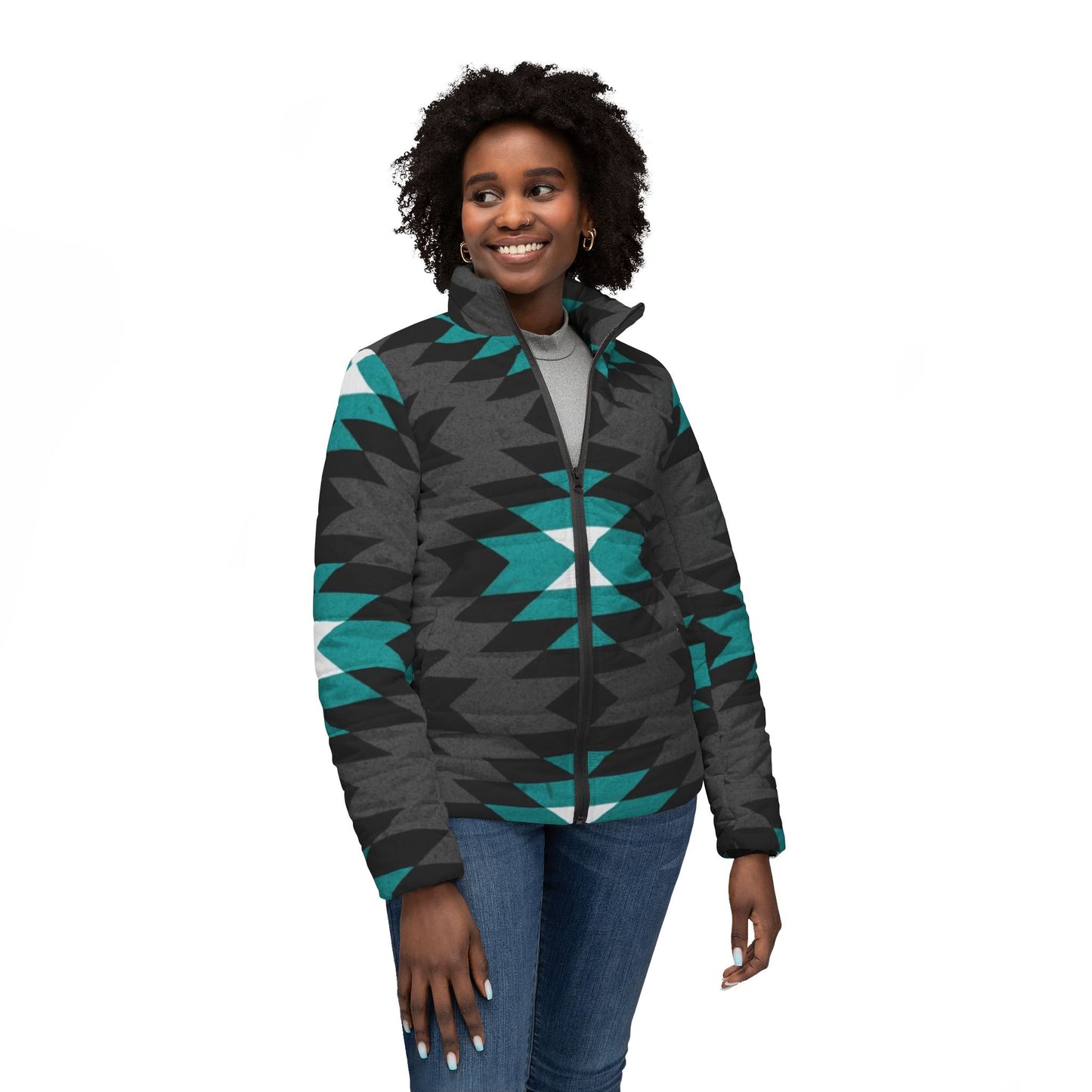 Chic Women's Puffer Jacket, Stylish Outerwear, Winter Fashion, Trendy Jacket, Cozy Layering Piece, Perfect Gift for Her