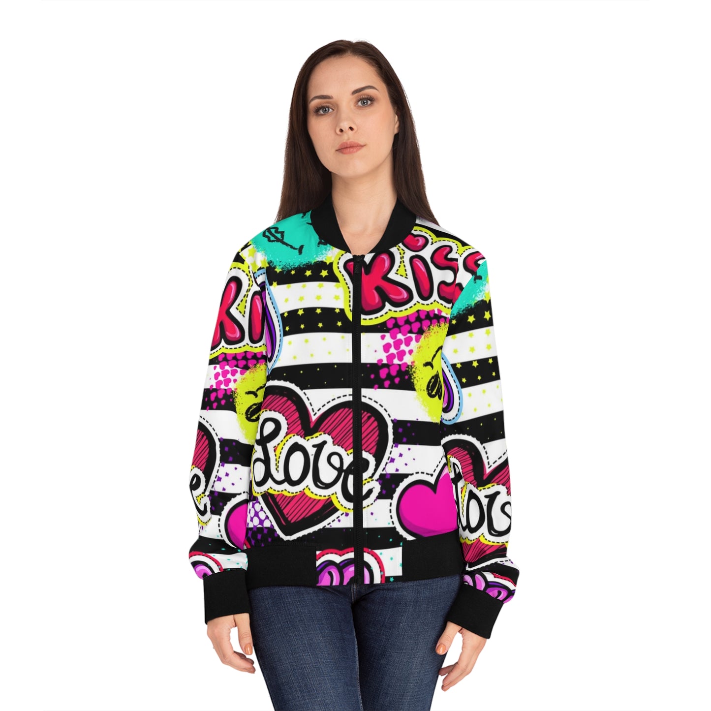 Women's Bomber Jacket (AOP)