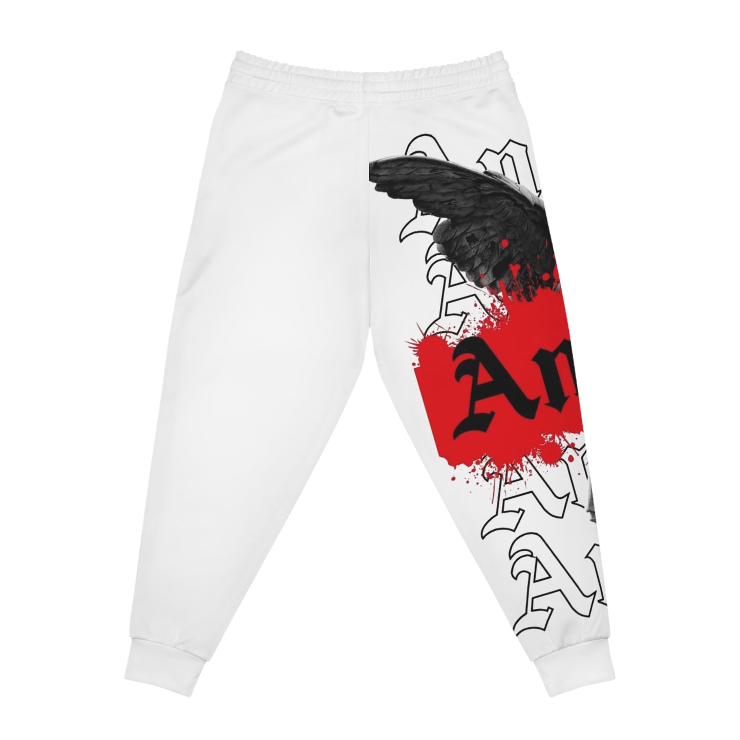 Angel Wings Gothic Joggers — Red Splash Athletic Pants
