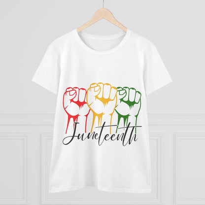 Juneteenth Empowerment Tee | Women's Cotton T-Shirt, Celebration Shirt, Inspirational Top, Black History Month, Gift for Activists