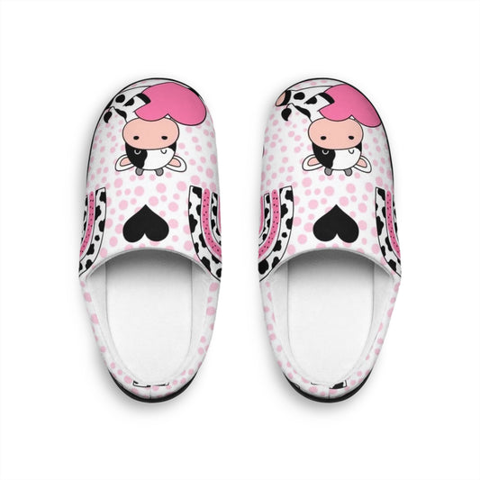 Cute & Cozy Cow Women's Indoor Slippers