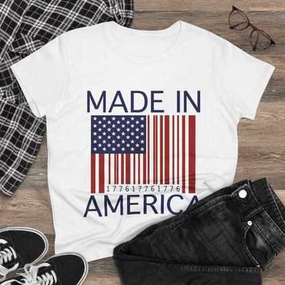 Made In America T-Shirt, Casual Top, Gift for Her, Trendy Cotton Shirt, Humor Apparel