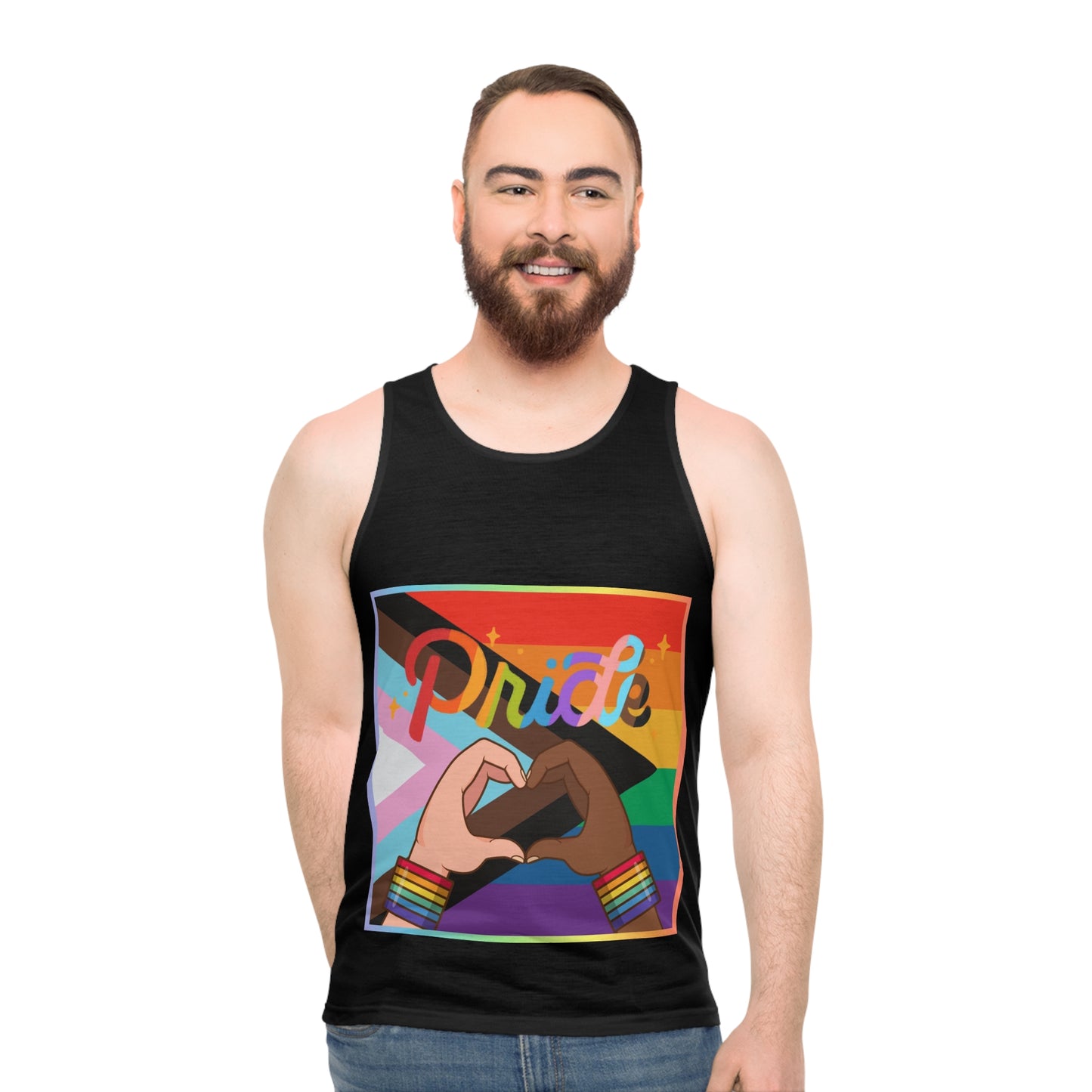 Pride Love Unisex Tank Top - LGBTQ+ Celebration Apparel