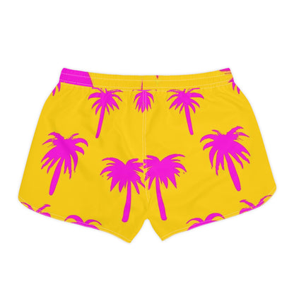 Vibrant Palm Print Women's Casual Shorts - Perfect for Summer Fun!