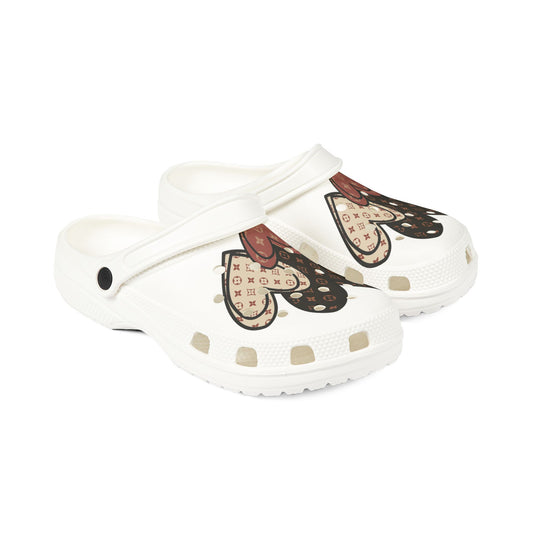 Heart Print EVA Foam Shoes - Stylish & Comfy Slippers for All Occasions