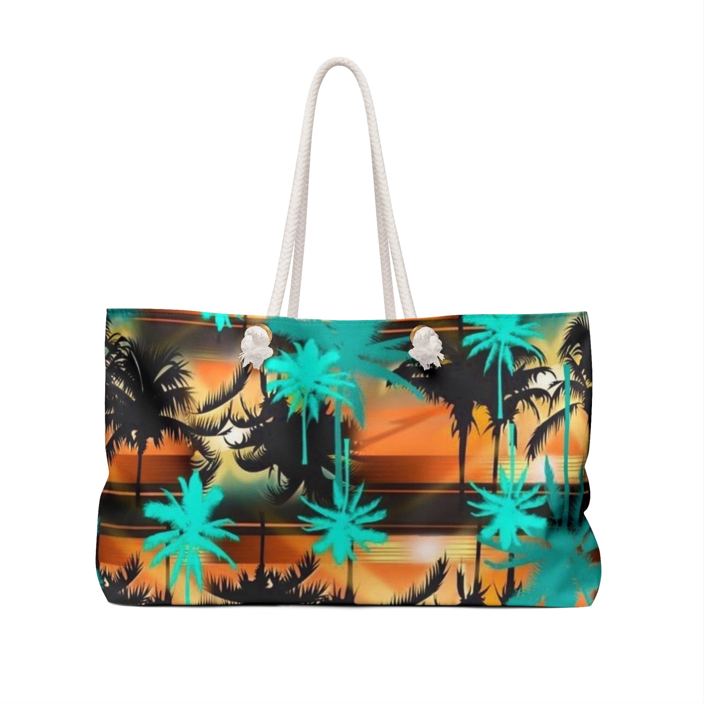 Tropical Sunset Vacay Tote Bag - Perfect for Beach Trips & Getaways