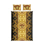 Baroque Medusa Cotton Bed Set – Luxury Greek Key Duvet Cover & Pillowcases
