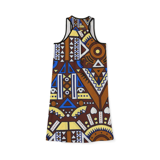 African Tribal Print Summer Dress