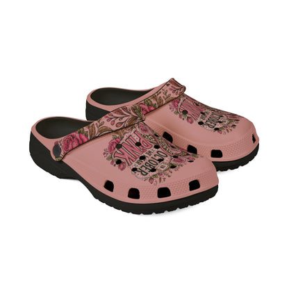 Pink Breast Cancer Awareness Clogs - "In October We Wear Pink" EVA Foam Shoes