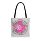 Breast Cancer Awareness "Fight" Pink Ribbon Tote Bag