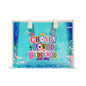 Holographic Beach Tote — "Chosen Loved Redeemed" Clear Iridescent Tote Bag