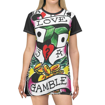 T-Shirt-Kleid (AOP)