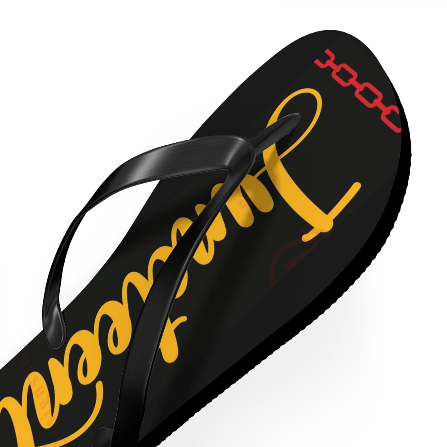 Celebratory Juneteenth Flip Flops | Summer Sandals, Holiday Footwear, Black History Month, Barbecues, Festivals