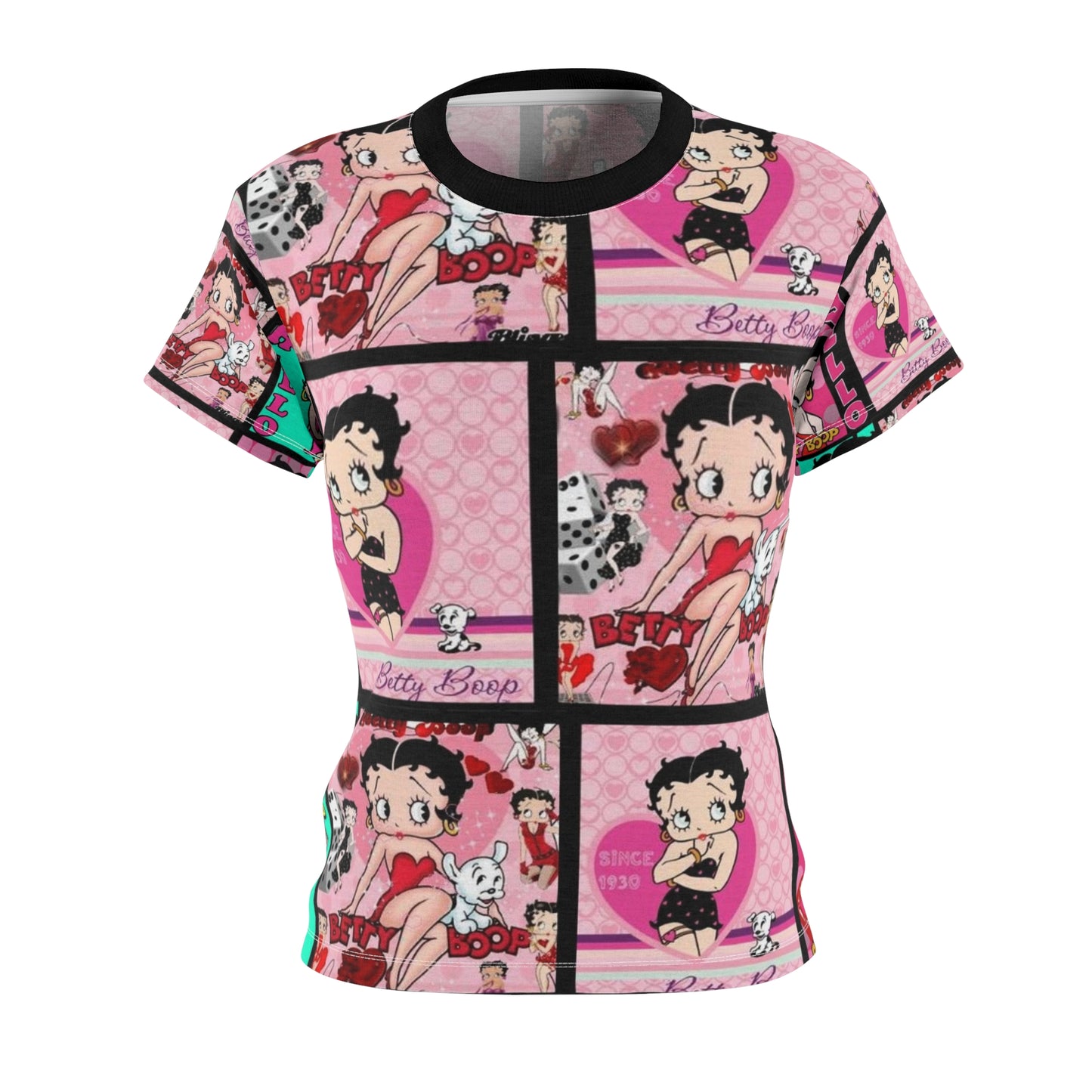 Hello Betty Boop Women's  Vintage Cartoon Style Tee