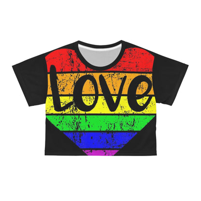 Rainbow Love Crop Tee - Pride Edition