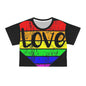 Rainbow Love Crop Tee - Pride Edition