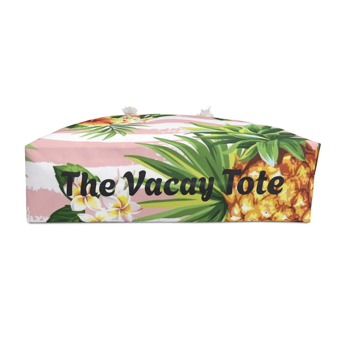 Tropical Floral Vacay Tote Bag for Beach Getaways & Travel