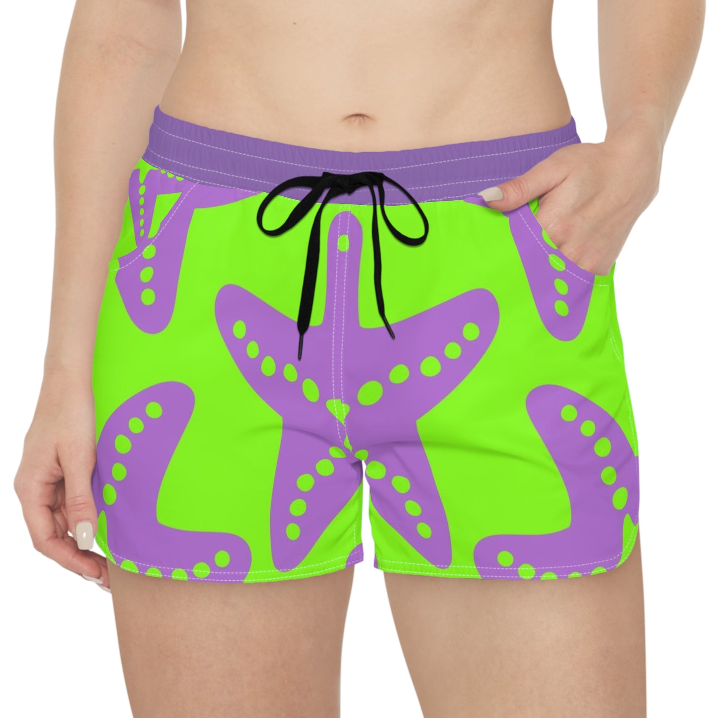 Bright Beach Seestern-Freizeitshorts für Damen