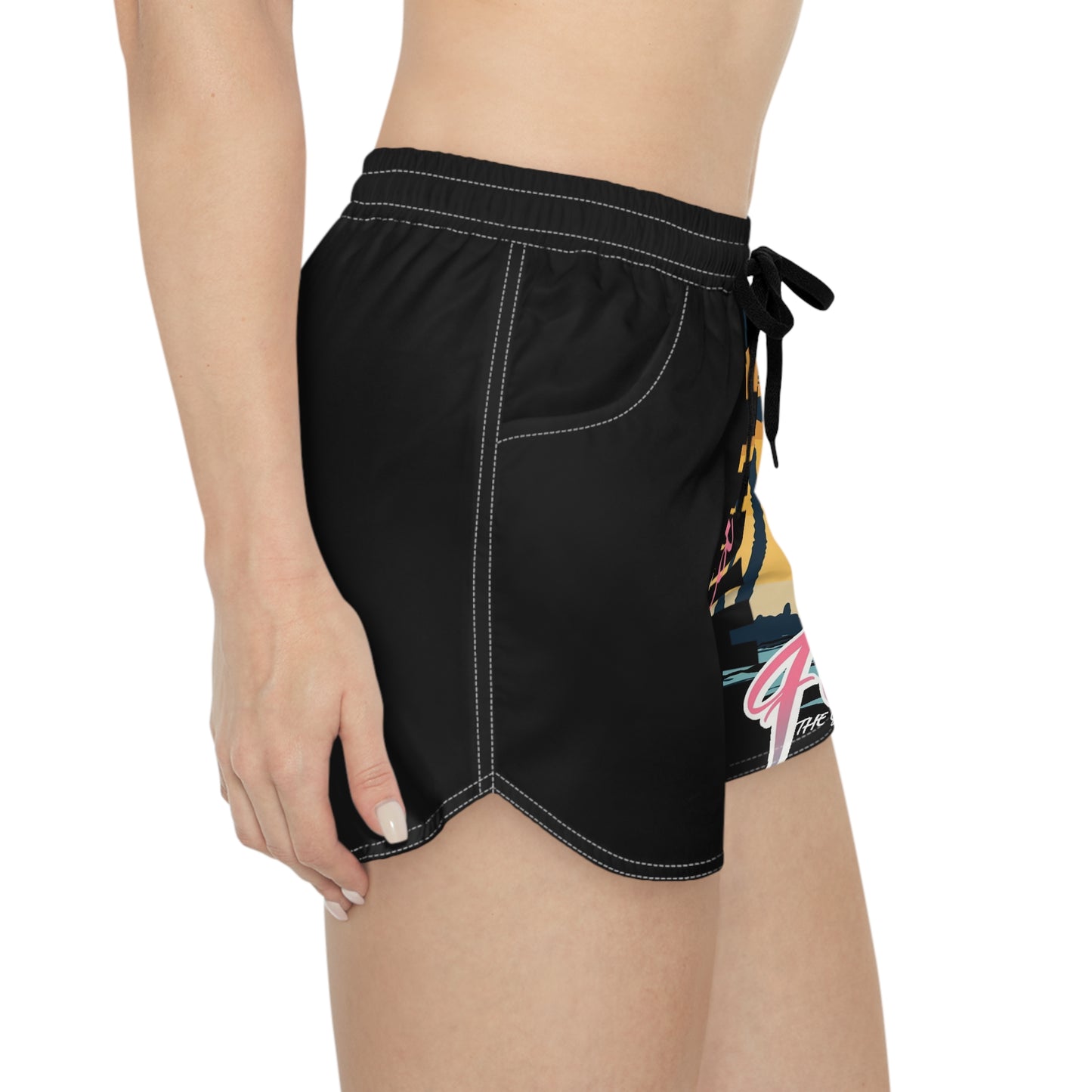 Florida Sunset Women's Casual Shorts - Beach Vibe Summerwear