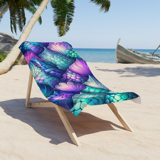 Lebendiges abstraktes Strandtuch – perfekt für Sommerspaß und Entspannung