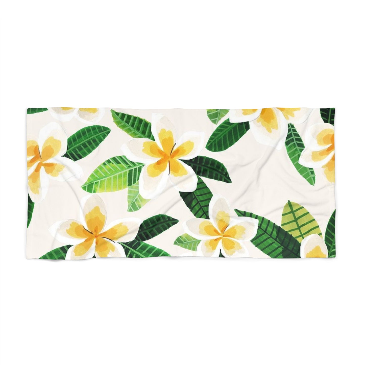 Tropical Floral Beach Towel - Perfect for Summer Getaways & Pool Days