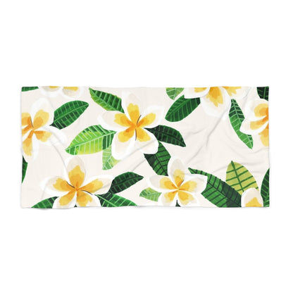 Tropical Floral Beach Towel - Perfect for Summer Getaways & Pool Days