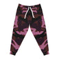 Pink Camo Silhouette Joggers - Women's Athletic Printed Sweatpants