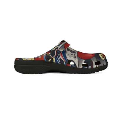 Stylish Love Print EVA Foam Shoes - Comfortable & Fun Footwear for All Occasions