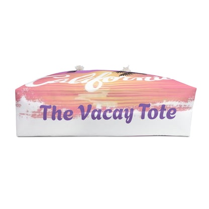 California Sunset Vacay Tote Bag - Perfect for Travel and Beach Days